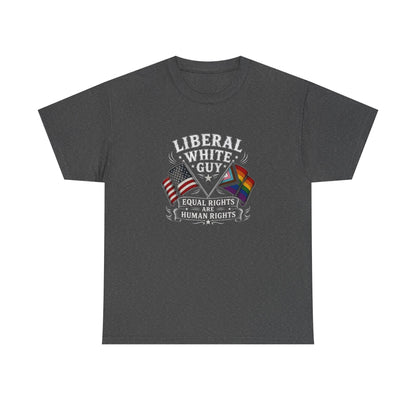 Liberal White Guy Unisex Heavy Cotton Tee