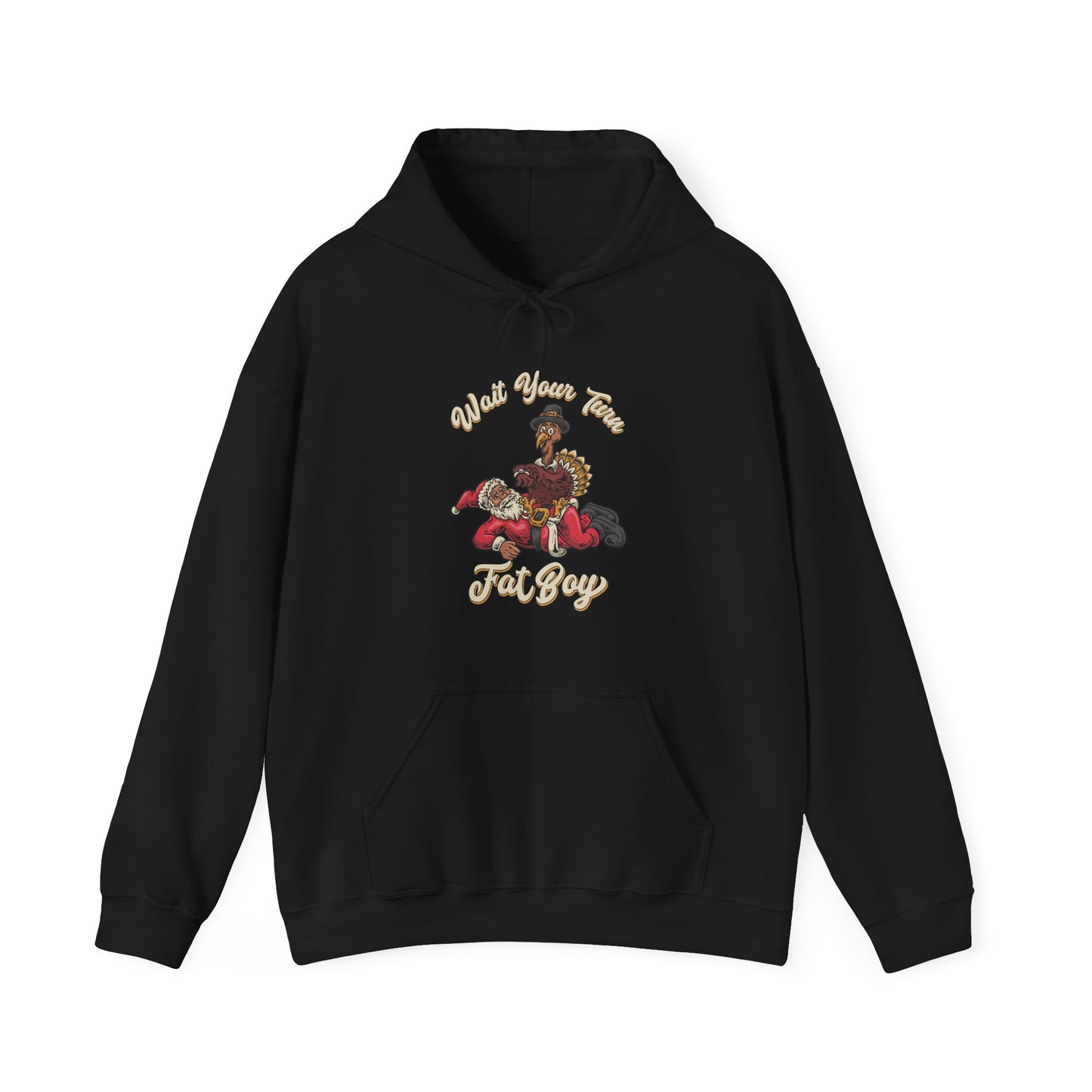 ***LIMITED EDITION*** Wait Your Turn Fat Boy  (Black Santa)
