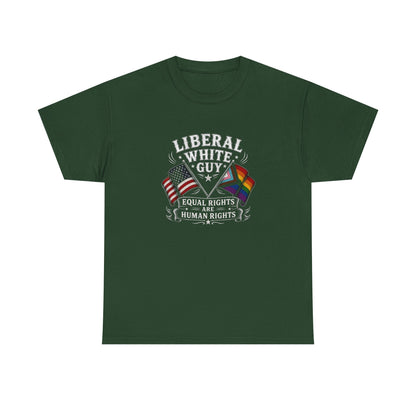 Liberal White Guy Unisex Heavy Cotton Tee