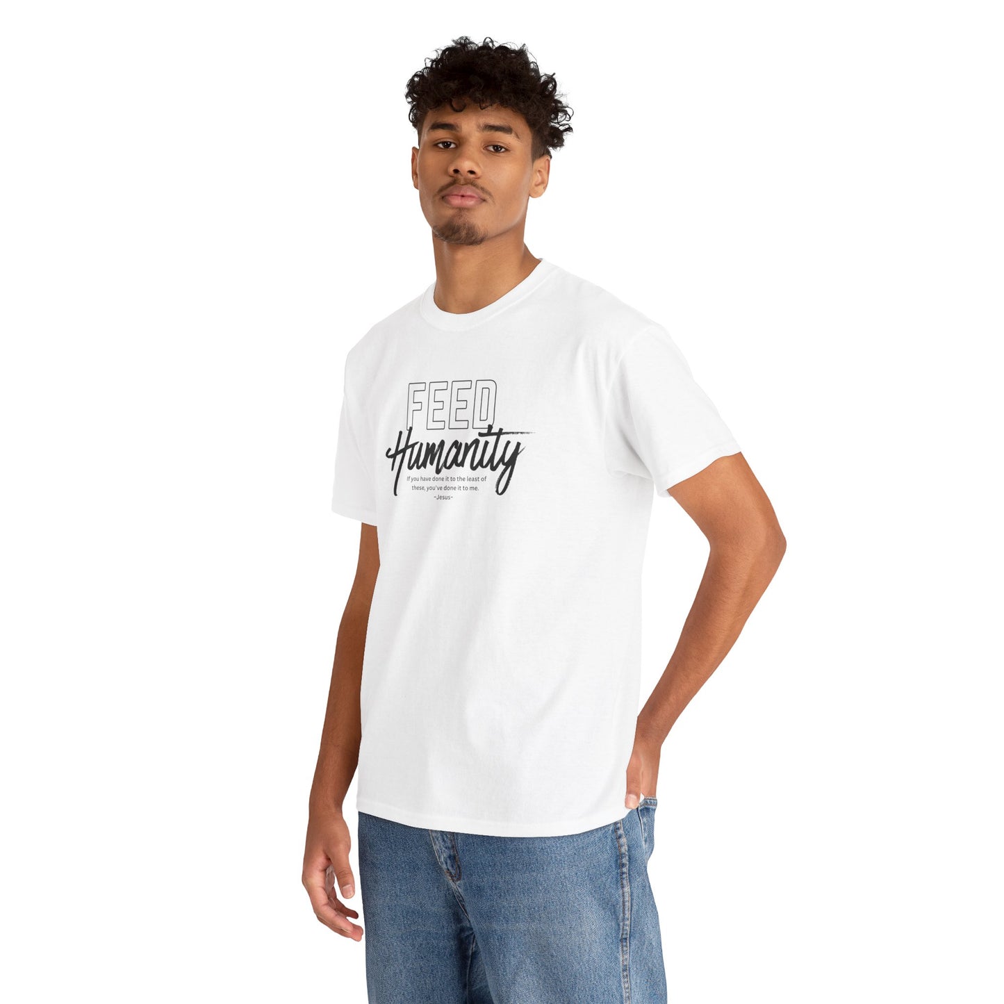 Feed Humanity Unisex Heavy Cotton Tee