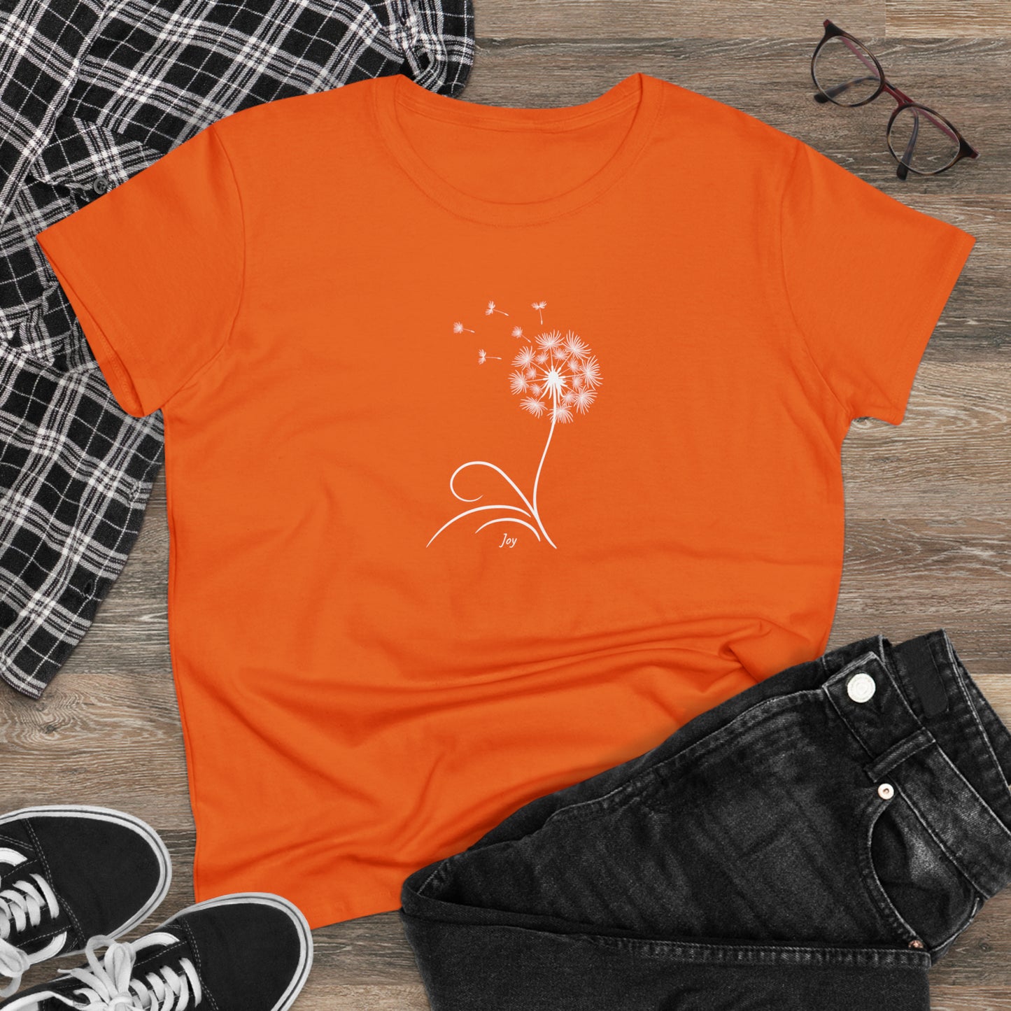 Dandelion - Joy - Women's Midweight Cotton Tee