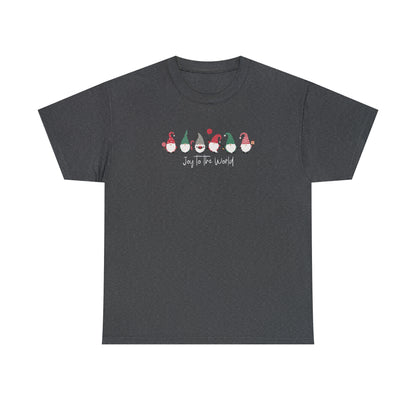 Merry Christmas Gnomes - Unisex Heavy Cotton Tee