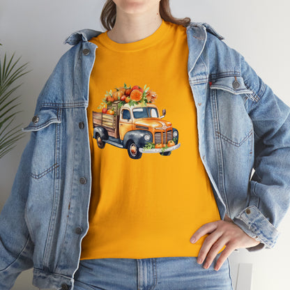 Fall Truck - Unisex Heavy Cotton Tee