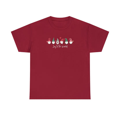 Merry Christmas Gnomes - Unisex Heavy Cotton Tee