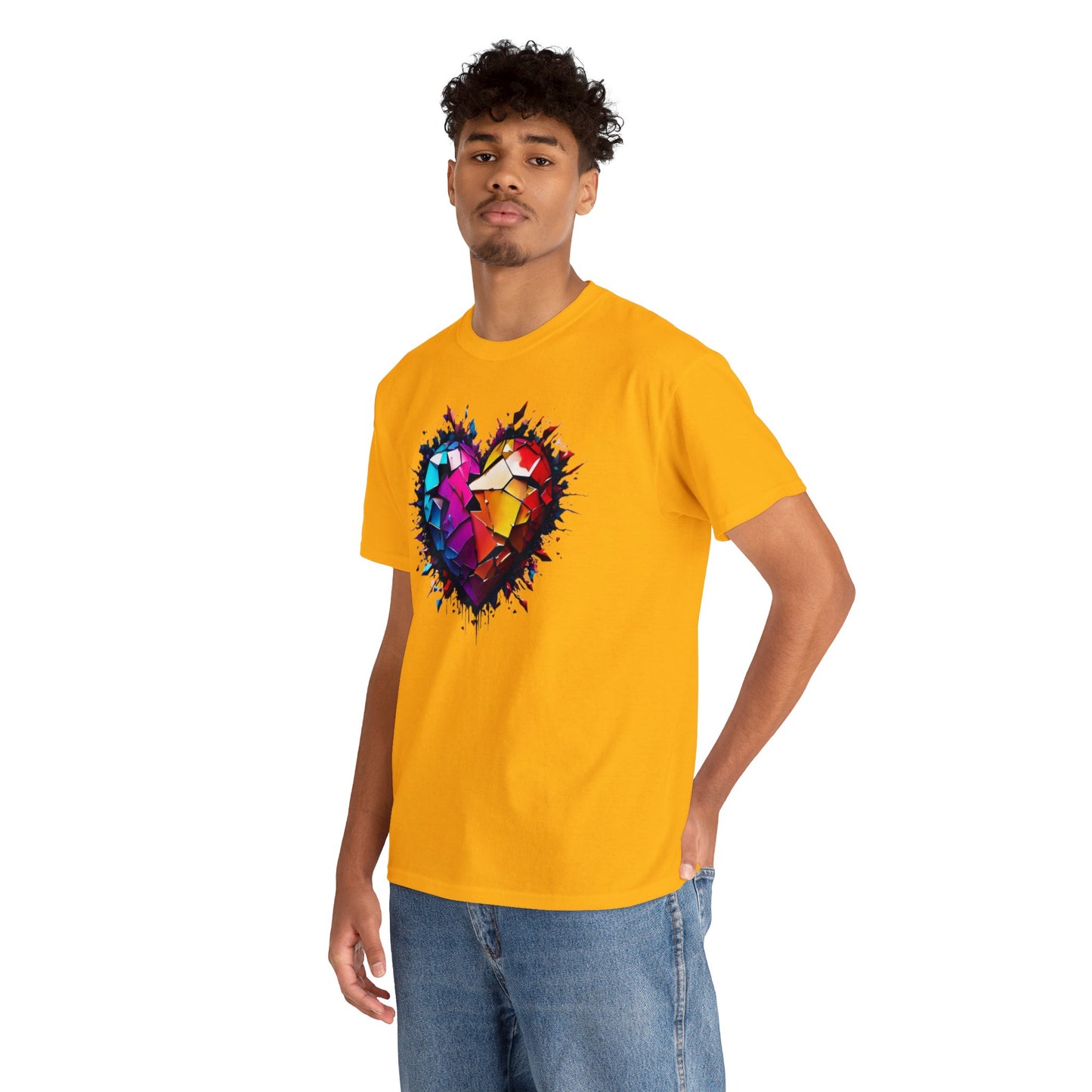 Heart Unisex Heavy Cotton T-Shirt