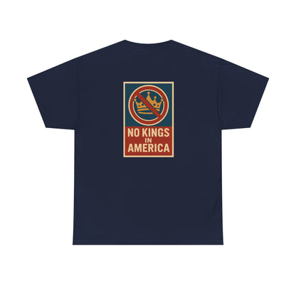 No Kings In America (Image on Back)