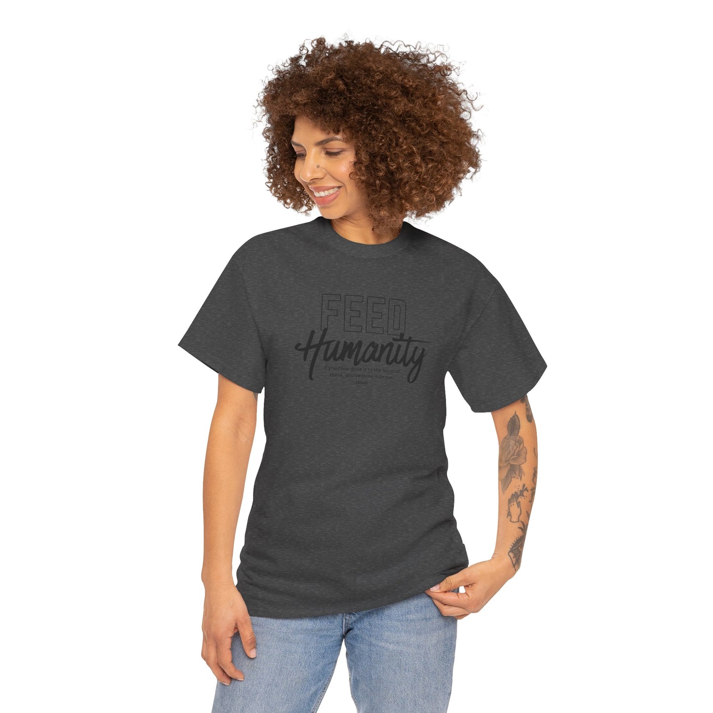 Feed Humanity Unisex Heavy Cotton Tee