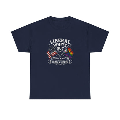 Liberal White Guy Unisex Heavy Cotton Tee