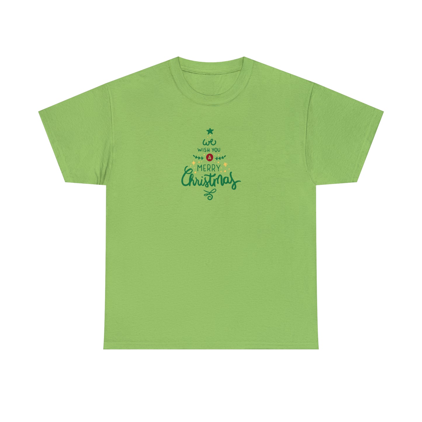 Merry Christmas Unisex Heavy Cotton Tee