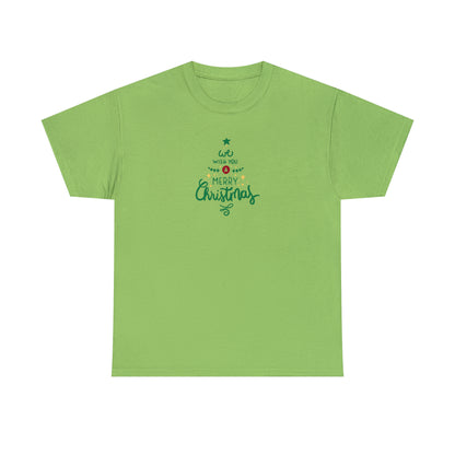 Merry Christmas Unisex Heavy Cotton Tee