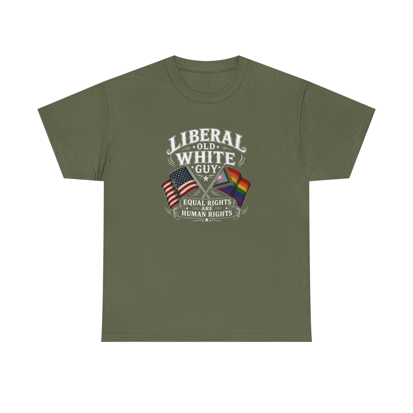 Liberal Old White Guy Unisex Heavy Cotton Tee