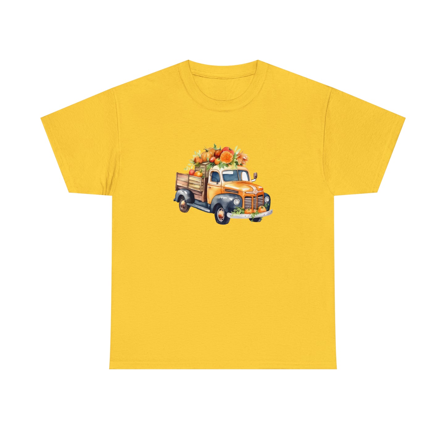 Fall Truck - Unisex Heavy Cotton Tee