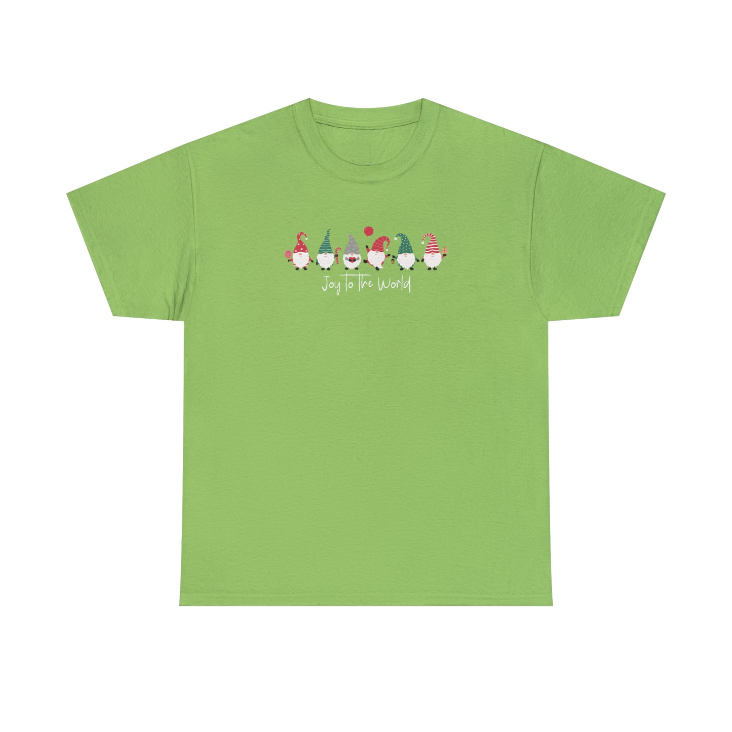 Merry Christmas Gnomes - Unisex Heavy Cotton Tee