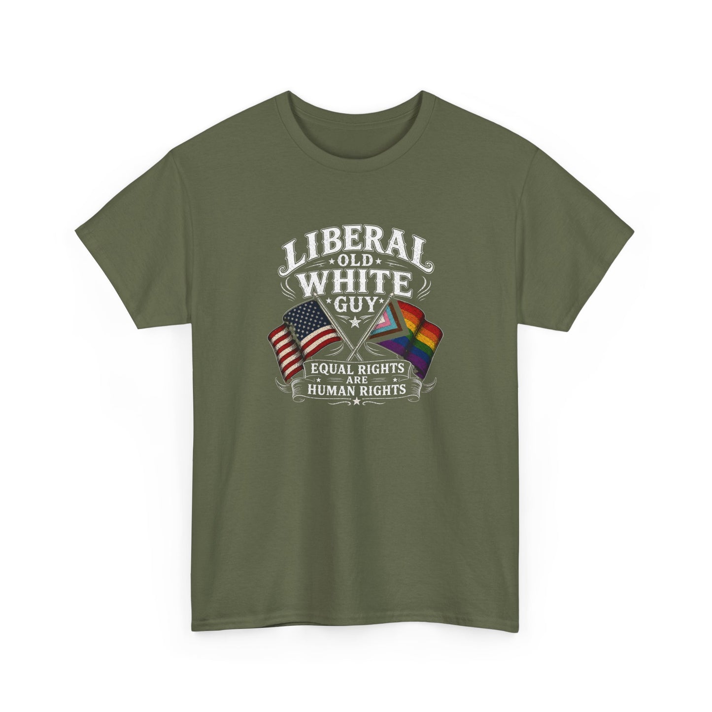 Liberal Old White Guy Unisex Heavy Cotton Tee