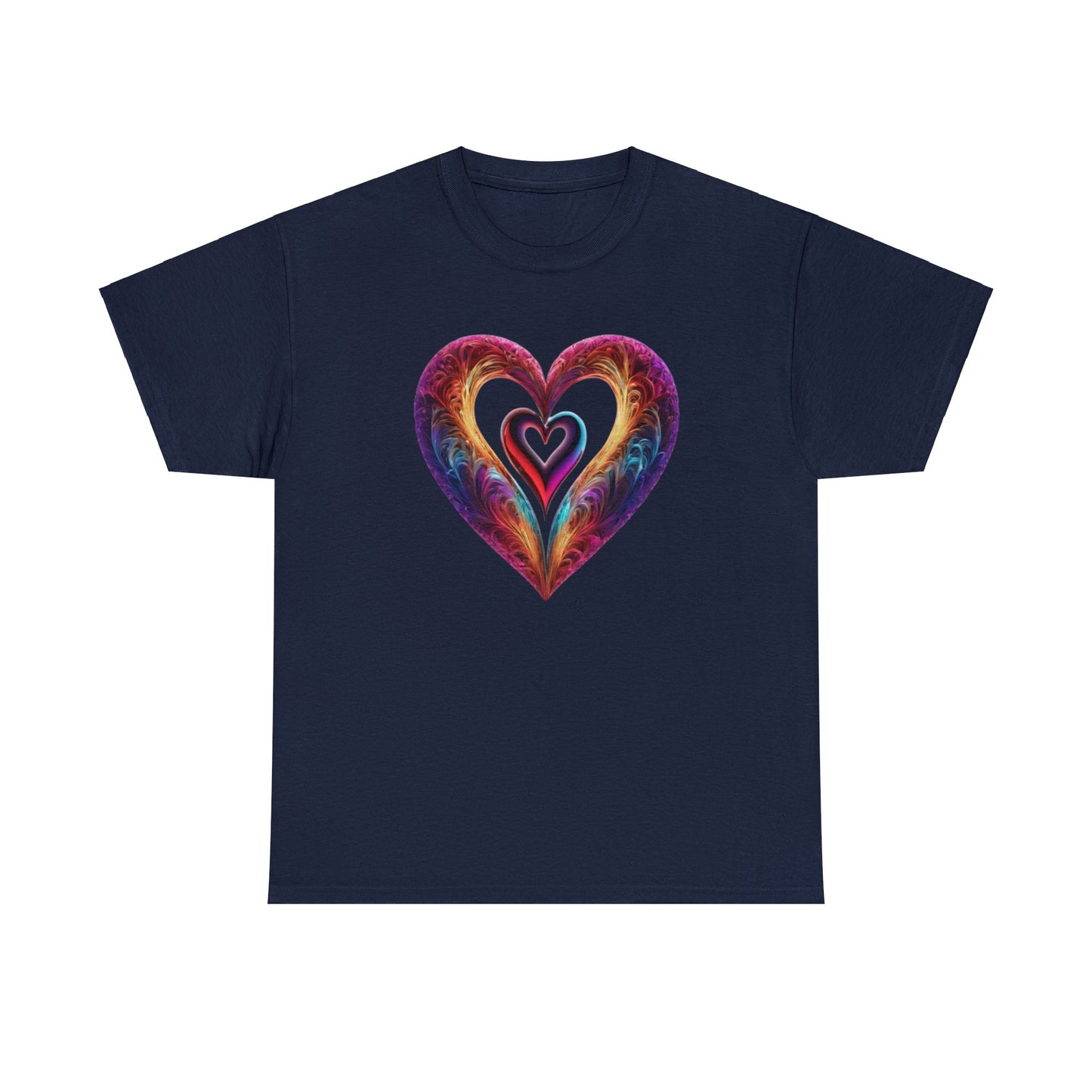 Hearts Unisex Heavy Cotton T-Shirt