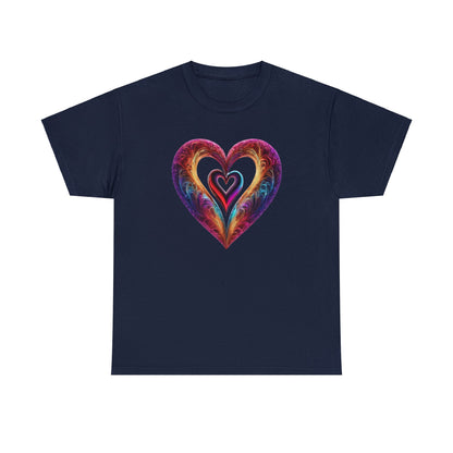 Hearts Unisex Heavy Cotton T-Shirt