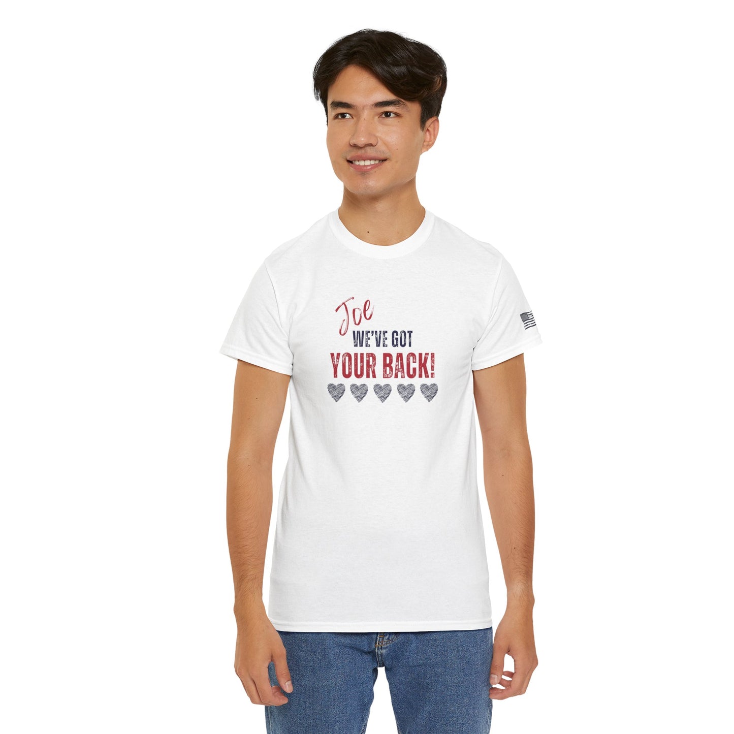 Joe, We've Got Your Back - Unisex Heavy Cotton Tee