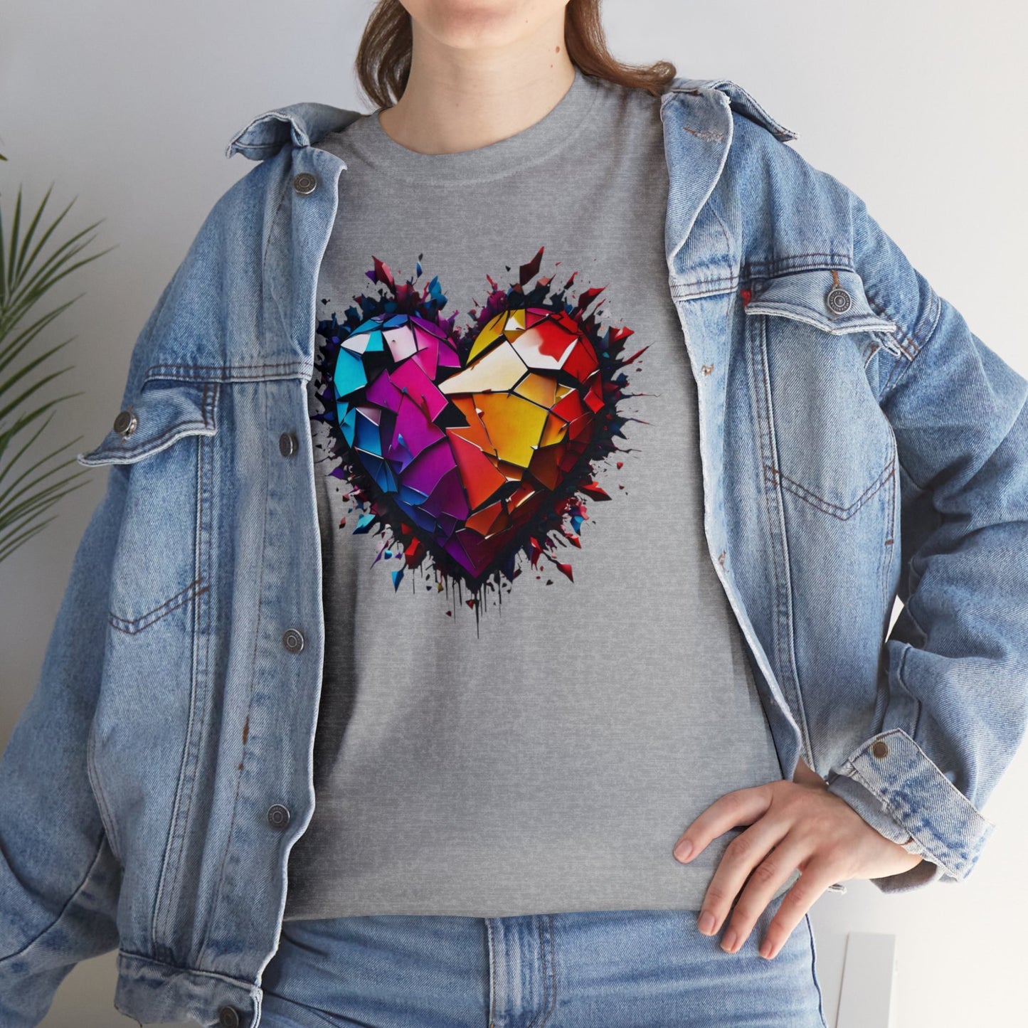 Heart Unisex Heavy Cotton T-Shirt