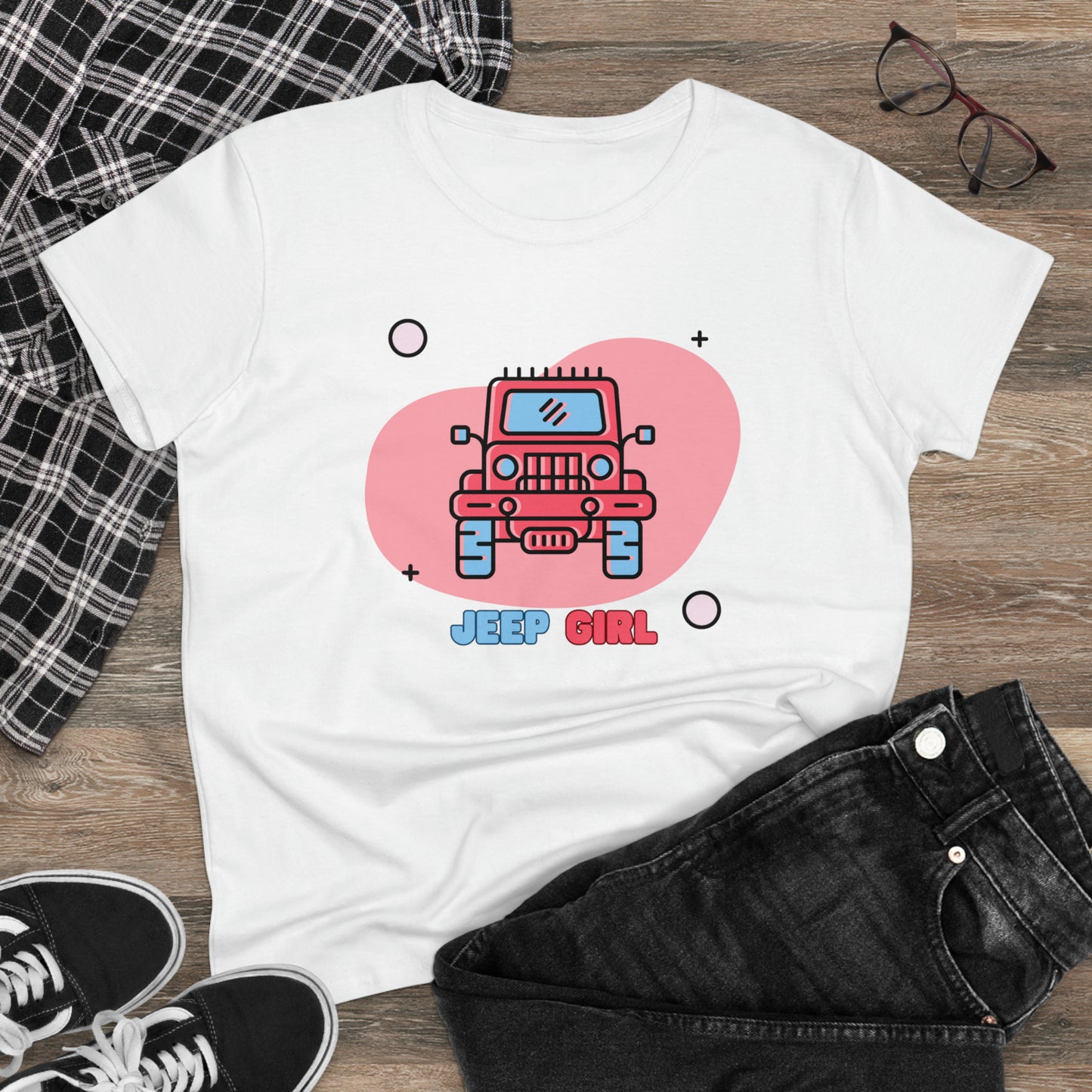 Jeep Girl - Women's Midweight Cotton Tee