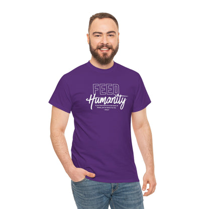 Feed Humanity  Unisex Heavy Cotton Tee