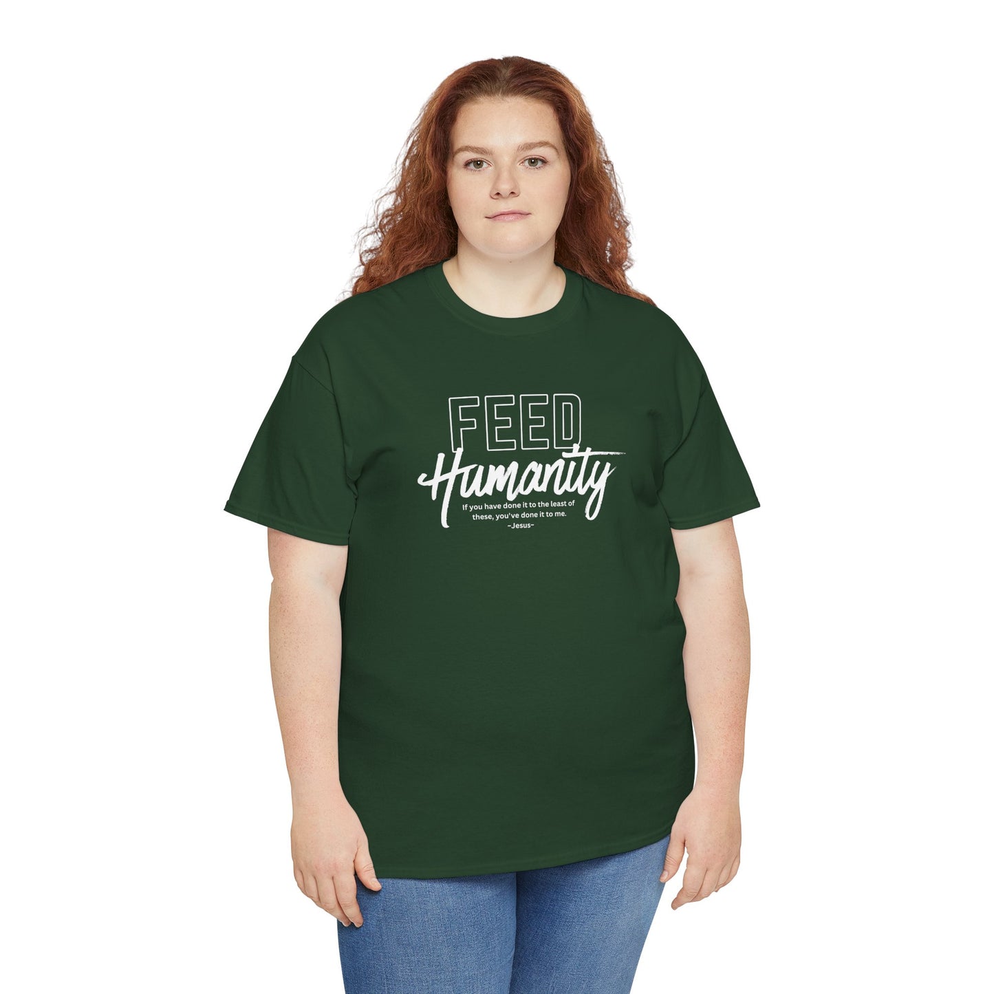 Feed Humanity  Unisex Heavy Cotton Tee