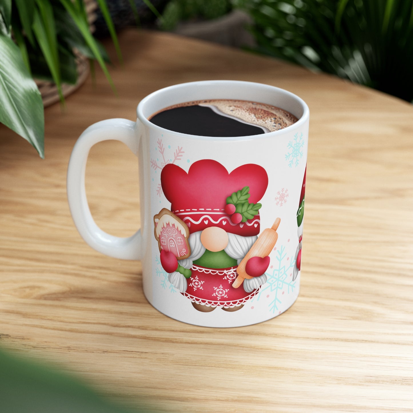 Merry Christmas Gnomes - Ceramic Mug 11oz