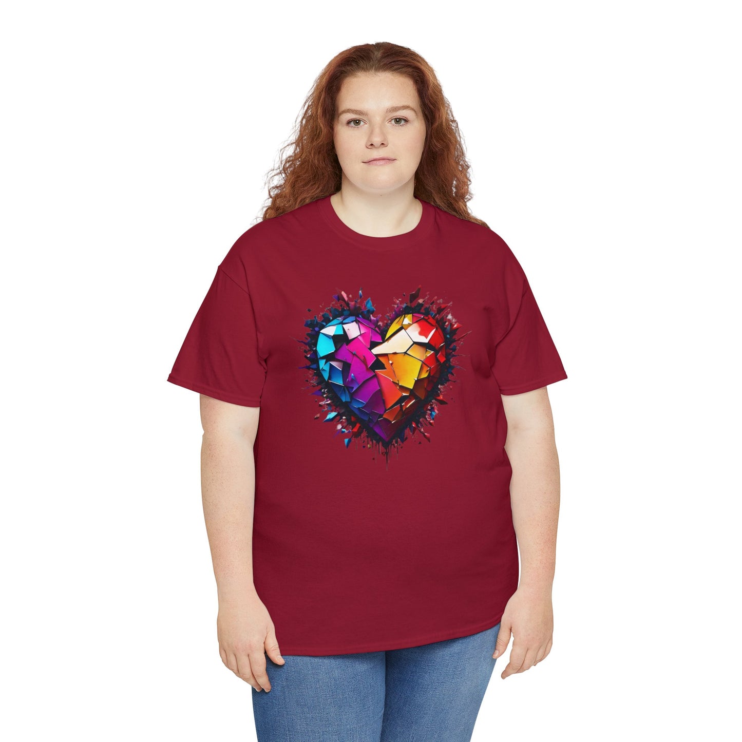 Heart Unisex Heavy Cotton T-Shirt