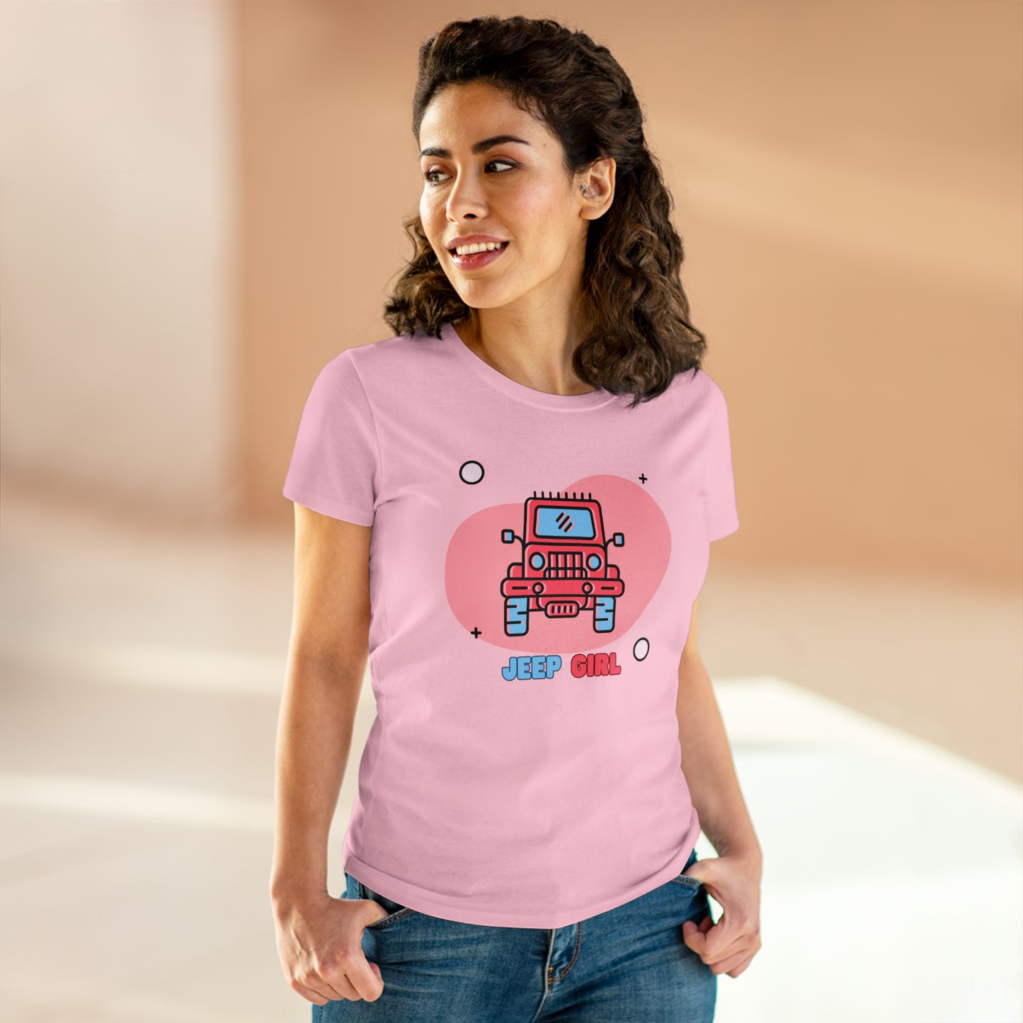 Jeep Girl - Women's Midweight Cotton Tee