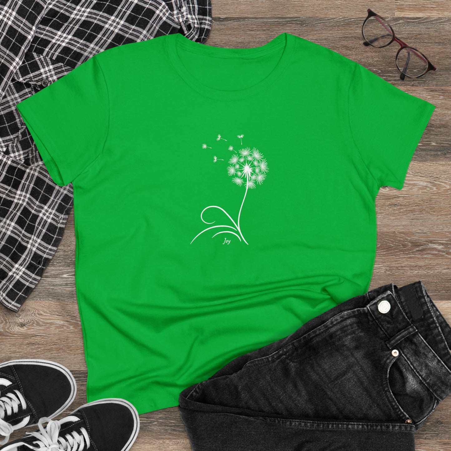 Dandelion - Joy - Women's Midweight Cotton Tee