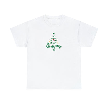 Merry Christmas Unisex Heavy Cotton Tee