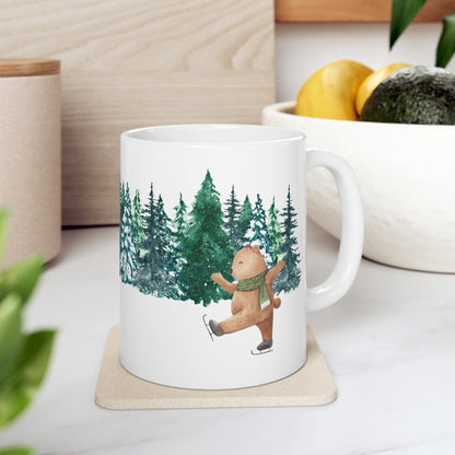 Christmas Bear Ceramic Mug 11oz