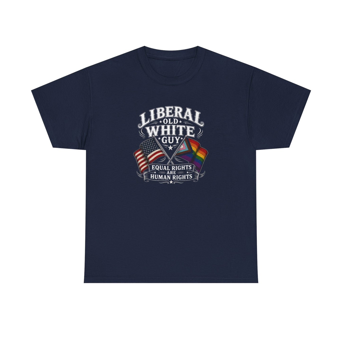 Liberal Old White Guy Unisex Heavy Cotton Tee