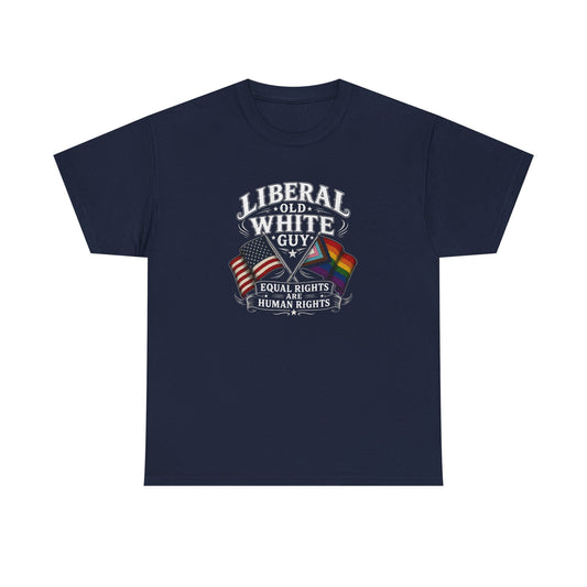 Liberal Old White Guy Unisex Heavy Cotton Tee