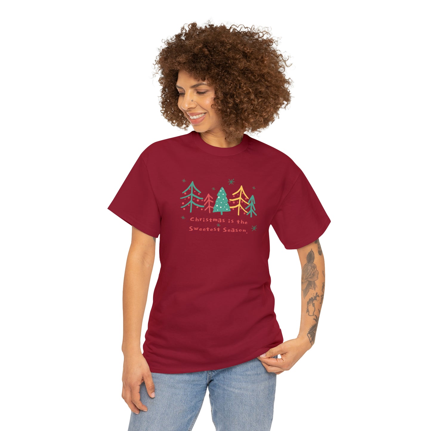 Christmas Is The Sweetest Season - Unisex Heavy Cotton Tee