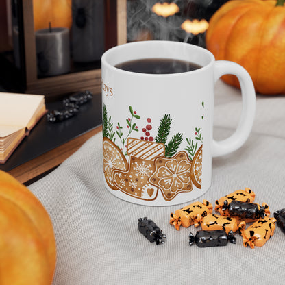 Happy Holidays, Ceramic Mug 11oz