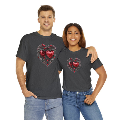 Two Hearts Together Unisex Heavy Cotton T-Shirt