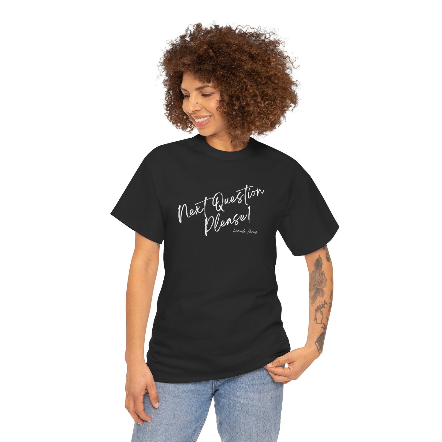 Next Question Please! Kamala Harris - Unisex Heavy Cotton Tee