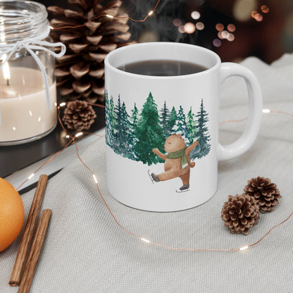 Christmas Bear Ceramic Mug 11oz