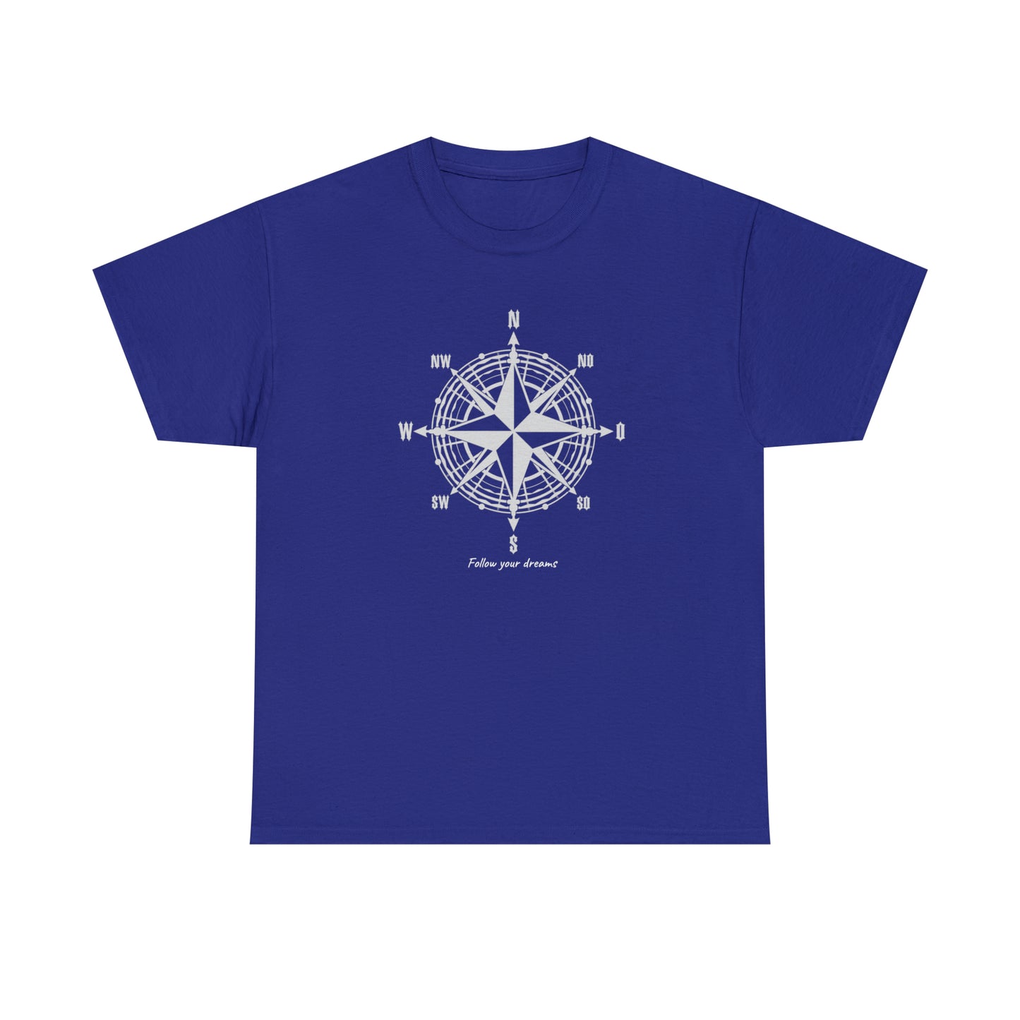 Compass, Follow your dreams - Unisex Heavy Cotton Tee