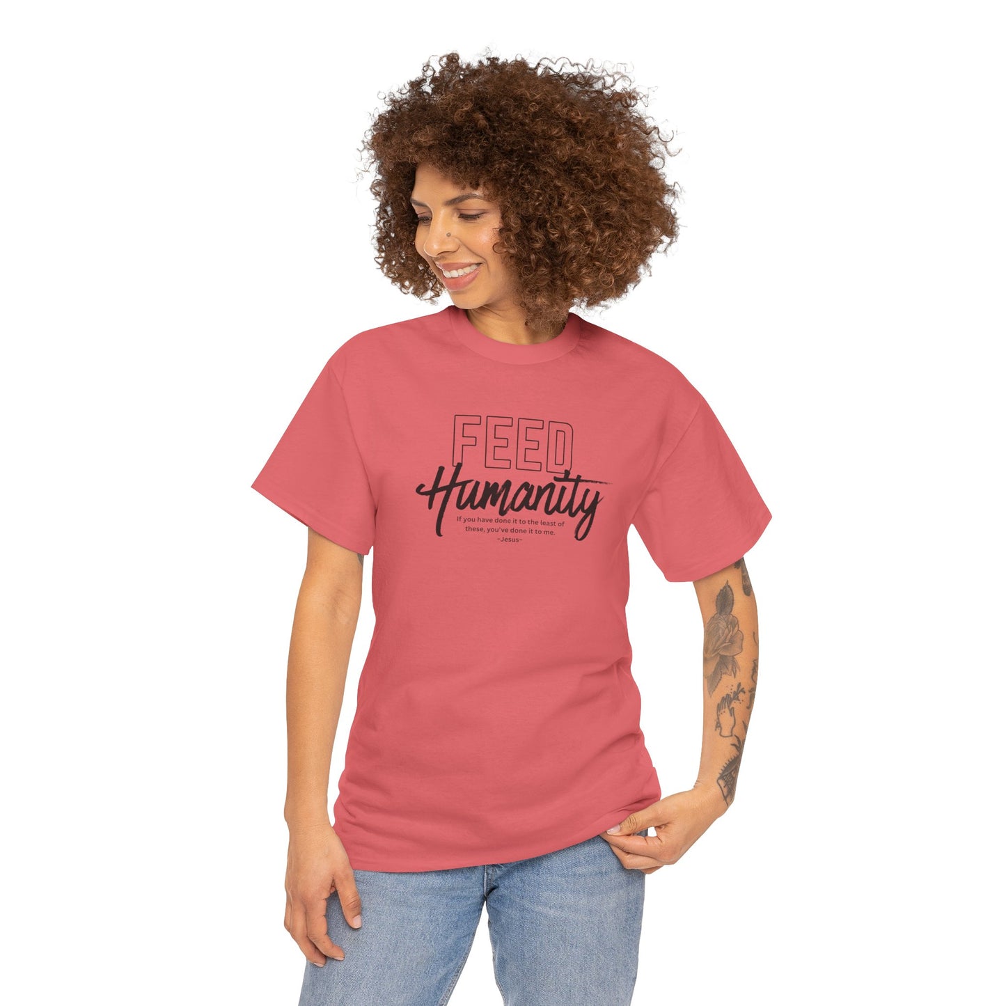 Feed Humanity Unisex Heavy Cotton Tee