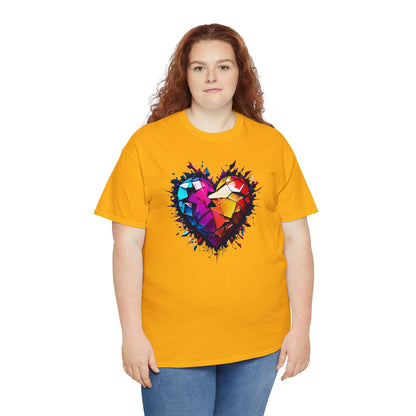 Heart Unisex Heavy Cotton T-Shirt