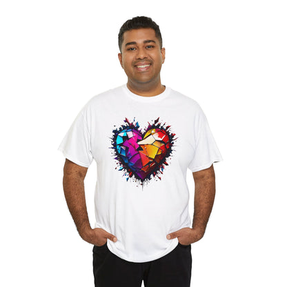 Heart Unisex Heavy Cotton T-Shirt