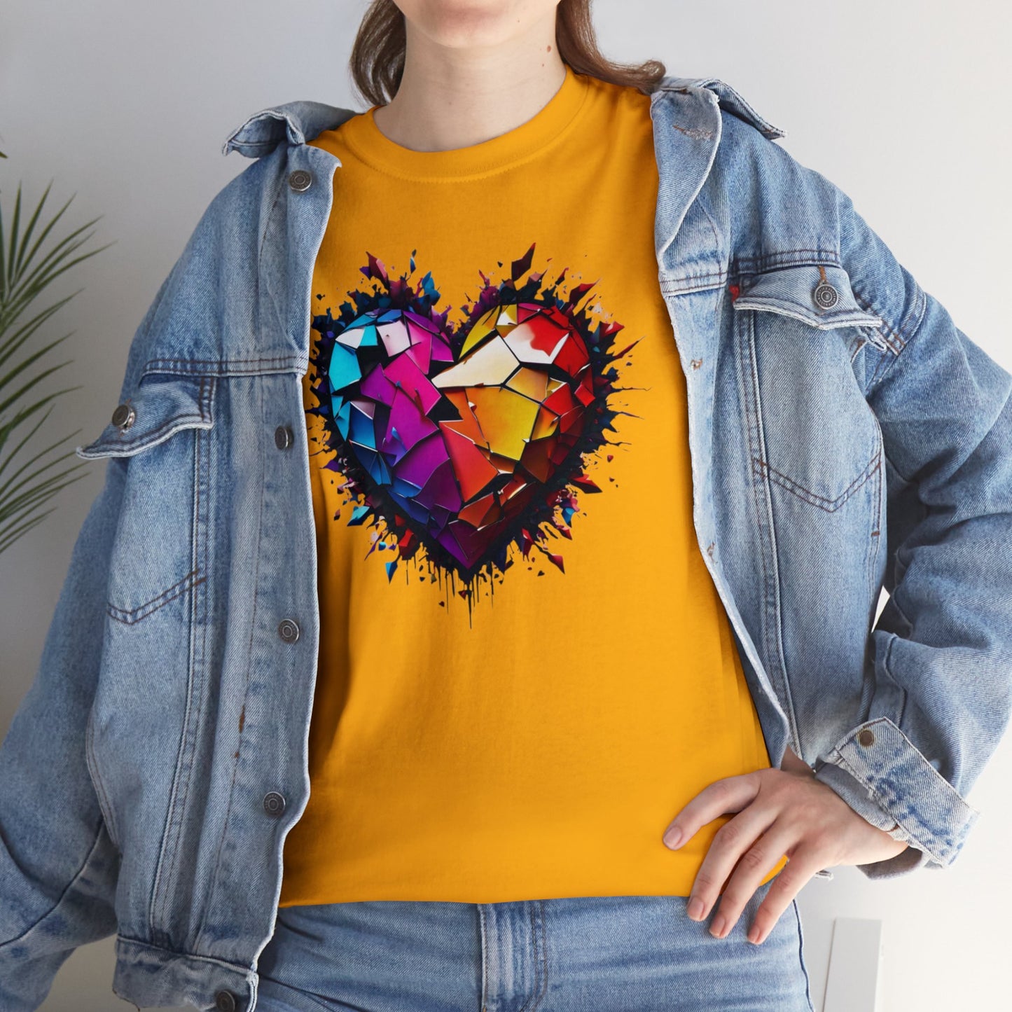 Heart Unisex Heavy Cotton T-Shirt