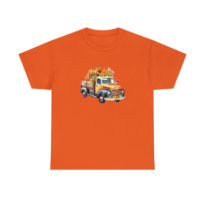 Fall Truck - Unisex Heavy Cotton Tee