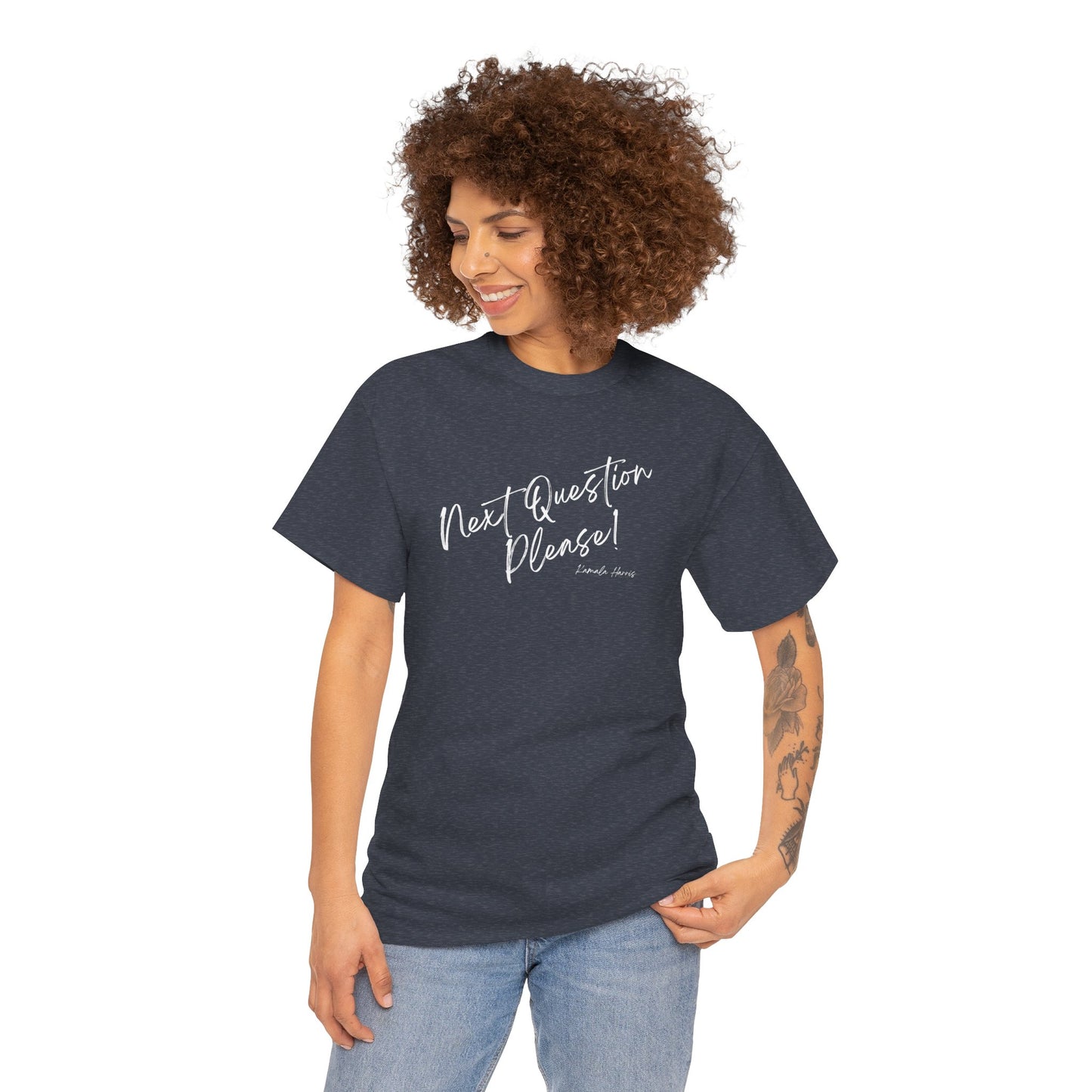 Next Question Please! Kamala Harris - Unisex Heavy Cotton Tee