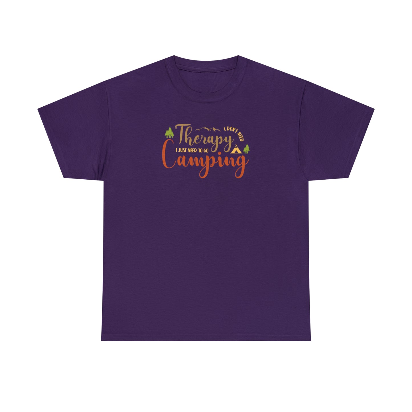 Therapy - Camping - Unisex Heavy Cotton Tee