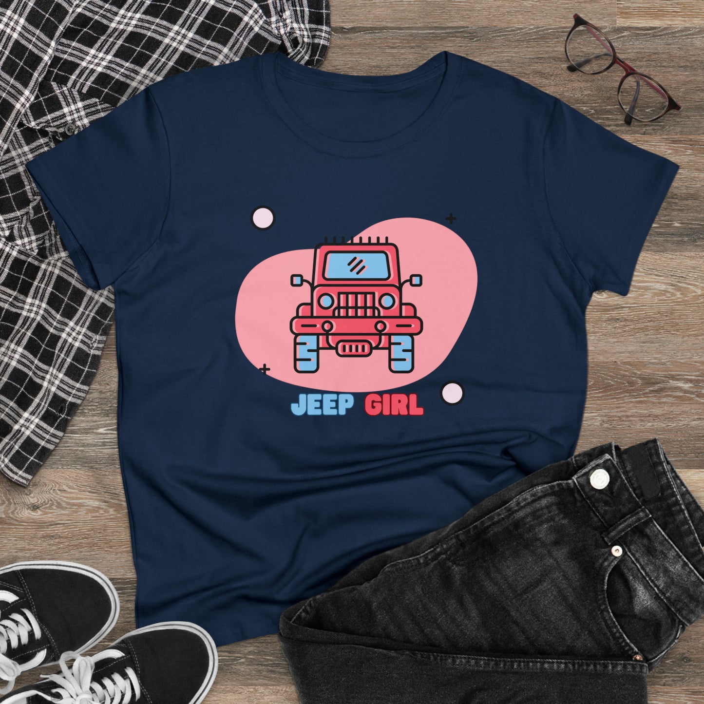 Jeep Girl - Women's Midweight Cotton Tee