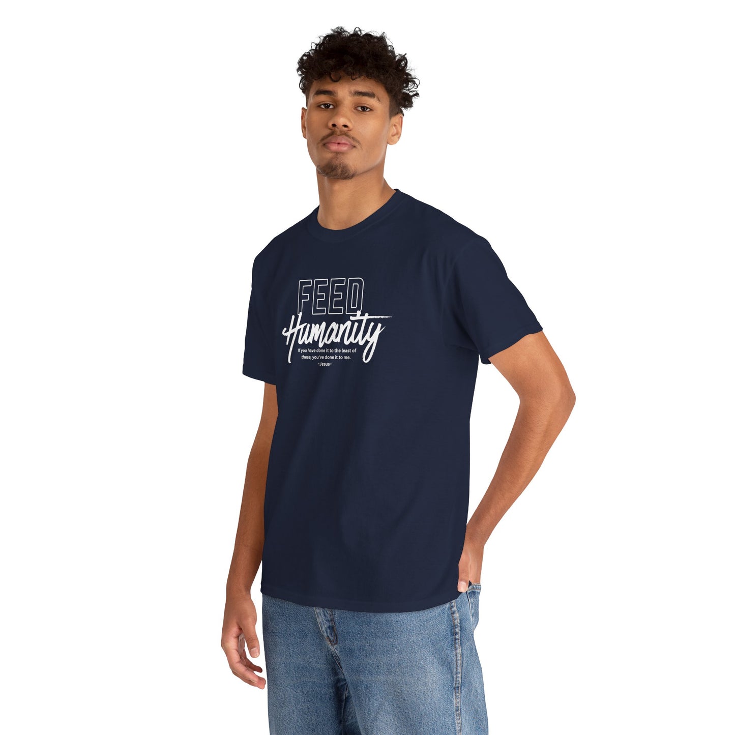Feed Humanity  Unisex Heavy Cotton Tee