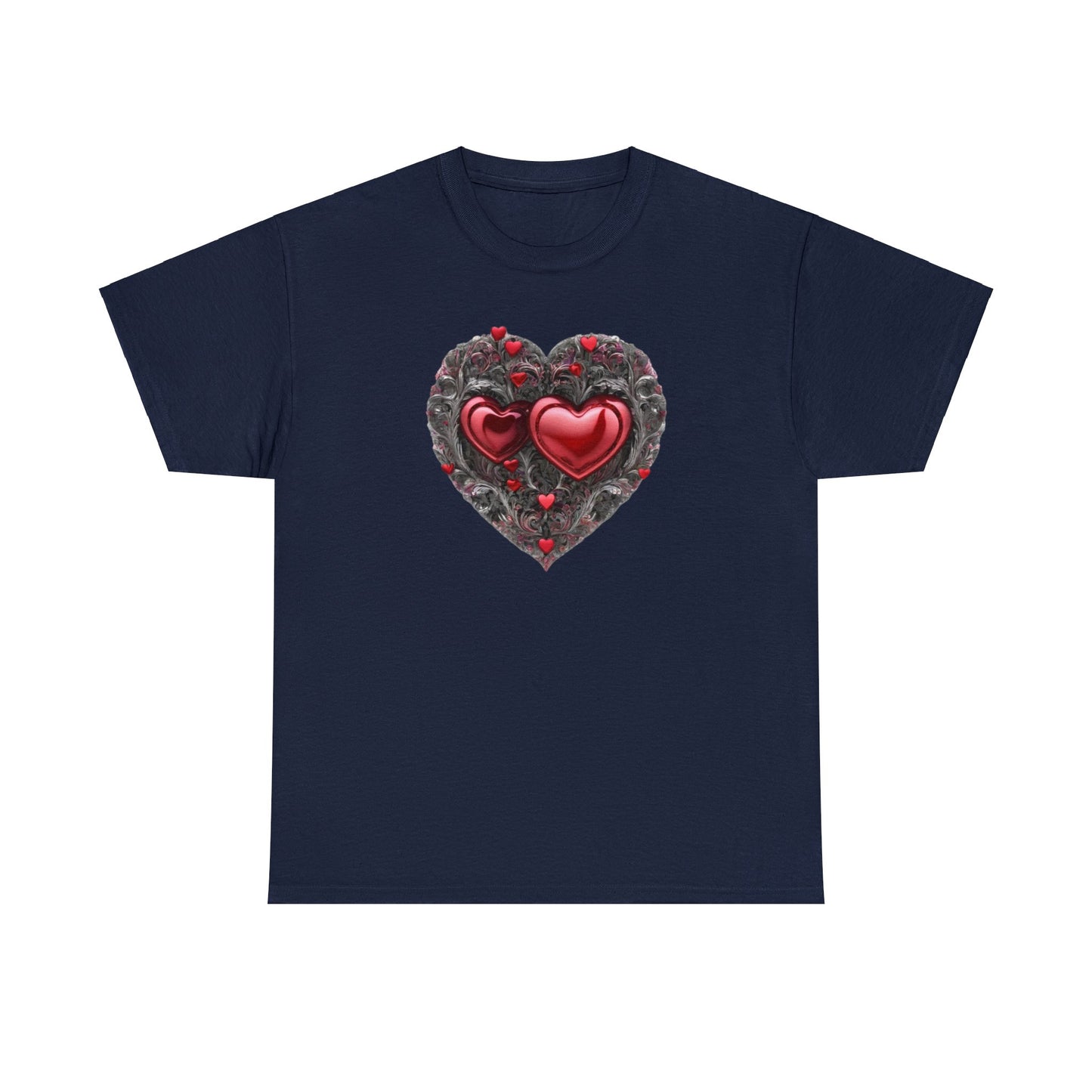 Two Hearts Together Unisex Heavy Cotton T-Shirt