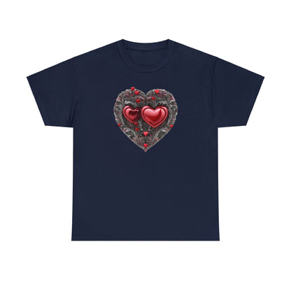 Two Hearts Together Unisex Heavy Cotton T-Shirt